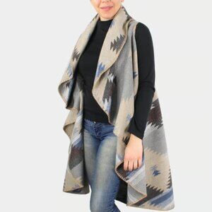 Tribal Jeans Aztec Southwestern Sleeveless cardigan